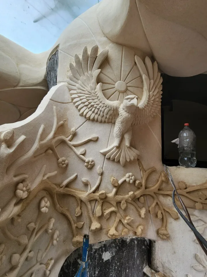 Murales escultóricos, vista 1 del archivo fotográfico